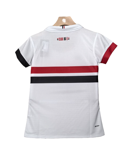Camiseta Adidas Sao Paulo Local/Visitante 24/25 para mujer - Blanca