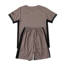Camiseta y pantalón corto para niño del Tottenham (tercera equipación 23/24) - Gris