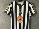 Camiseta retro Nike para aficionado del Newcastle United I 97/99 para hombre - Blanco y negro