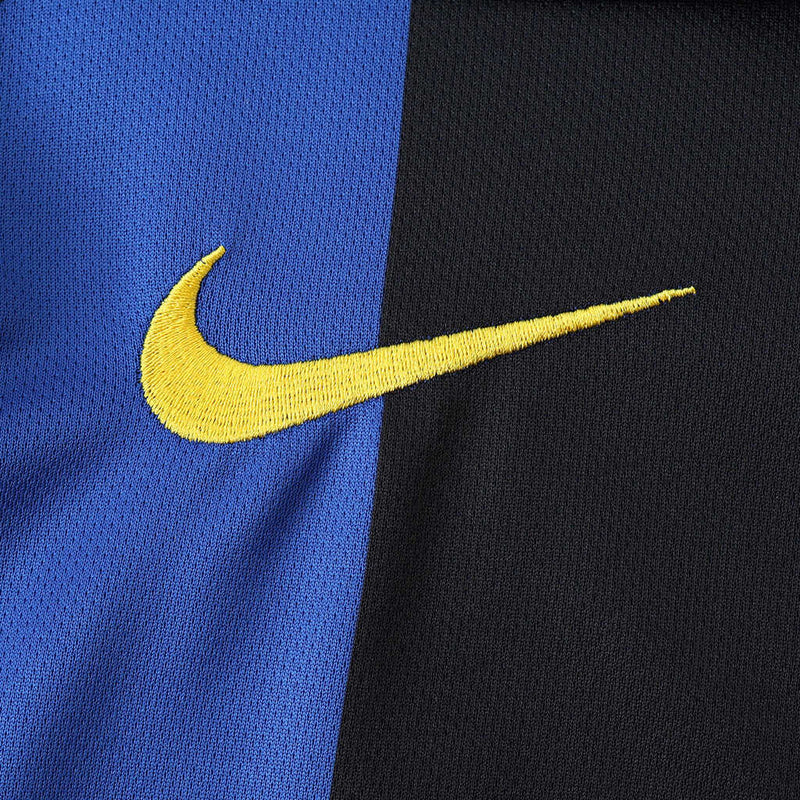 Camiseta retro de local del Inter de Milán 01/02 para hombre - Negra y azul