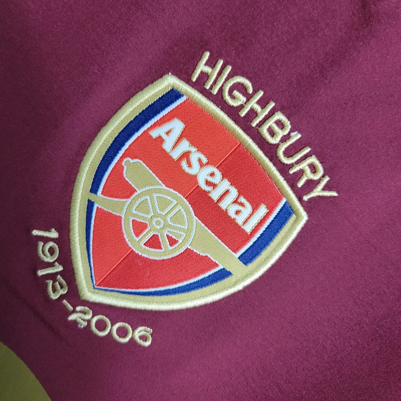 Camiseta Nike retro del Arsenal II 05/06 para hombre - Borgoña