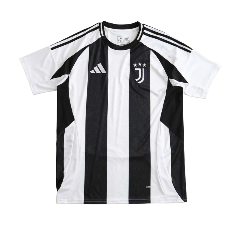 Camiseta de local de la Juventus 24/25 para hombre (blanco y negro)
