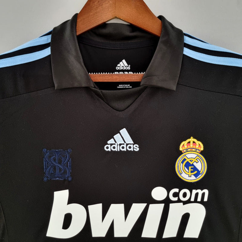 Camiseta retro Adidas para aficionado del Real Madrid 09/10 para hombre - Azul