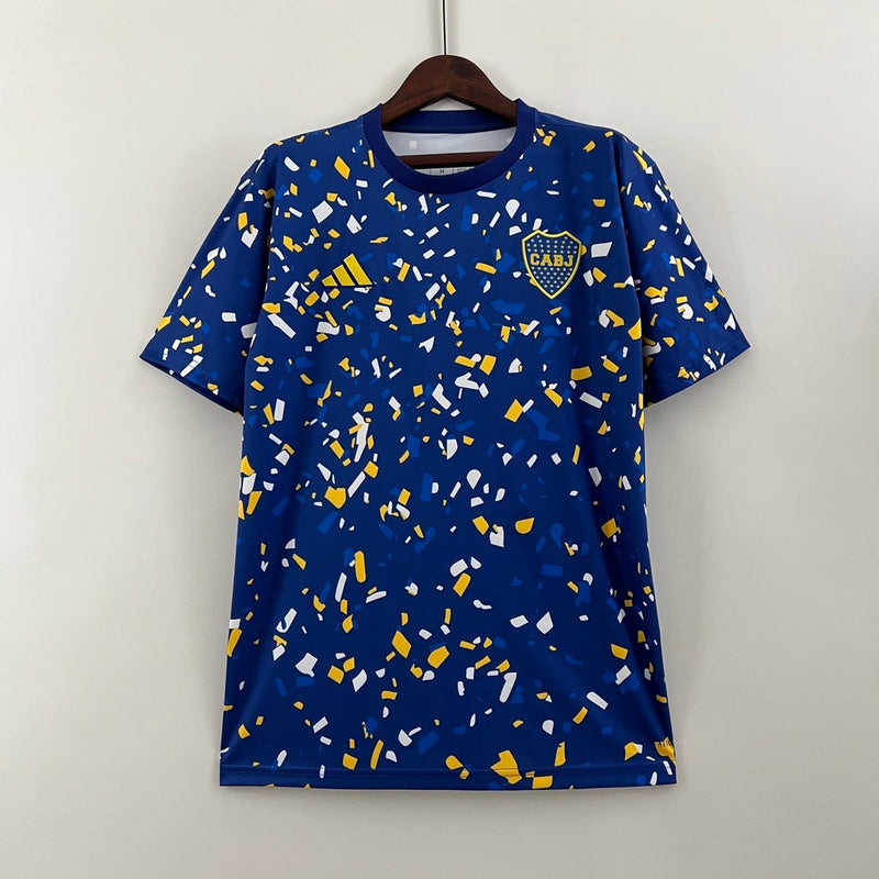 Camiseta de entrenamiento Adidas Boca Juniors 23/24 para hombre - Azul