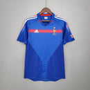 Camiseta Adidas de aficionado de Francia Retro I Home 2004 para hombre - Azul