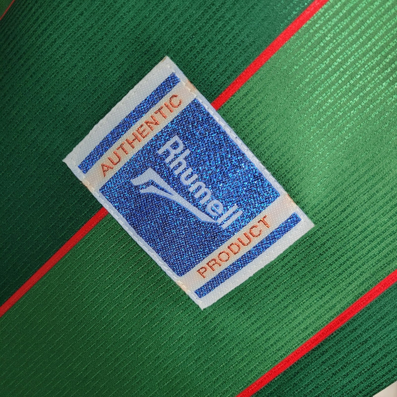 Camiseta Palmeiras Retro I 1999 Libertadores Fan Rhumell - Hombre - Verde