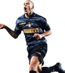 Camiseta retro de aficionado del Inter de Milán 97/98 para hombre (negro y azul)