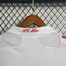 Camiseta retro de visitante del Milan II 07/08 para hombre - Blanca