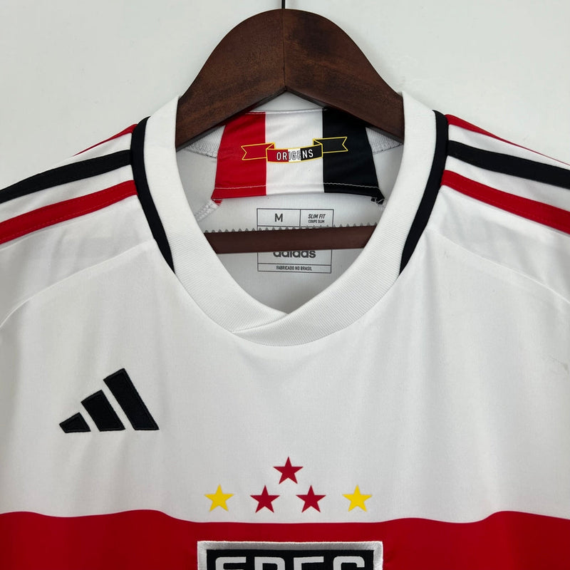 Camiseta Adidas para hombre del Sao Paulo I 23/24 - Blanca