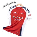 LISTO PARA ENTREGA Camiseta local del Arsenal 24/25 Camiseta de aficionado para hombre - Roja