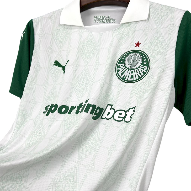 Camiseta de aficionado Palmeiras Reserva Visitante II 2025/26 para hombre - Blanca