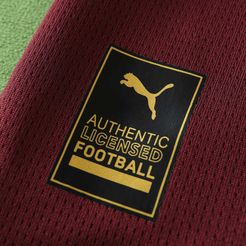 Camiseta de la tercera equipación del Manchester City - Tercera III 24/25 - Camiseta de aficionado para hombre - Borgoña