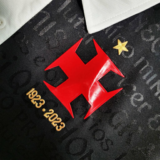 Camiseta de aficionado del Vasco da Gama Third Third III 23/24 para mujer - Negra