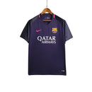 Camiseta retro de visitante del Barcelona 16/17 para hombre - Morada