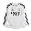 Camiseta de manga larga de jugador del Real Madrid 24/25 para hombre - Blanca