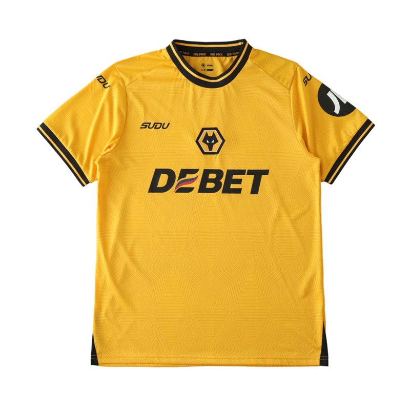 Camiseta de aficionado del Wolverhampton 24/25 para hombre - Amarilla