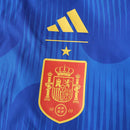 Chaqueta de doble cara España 24/25 para hombre, azul y roja