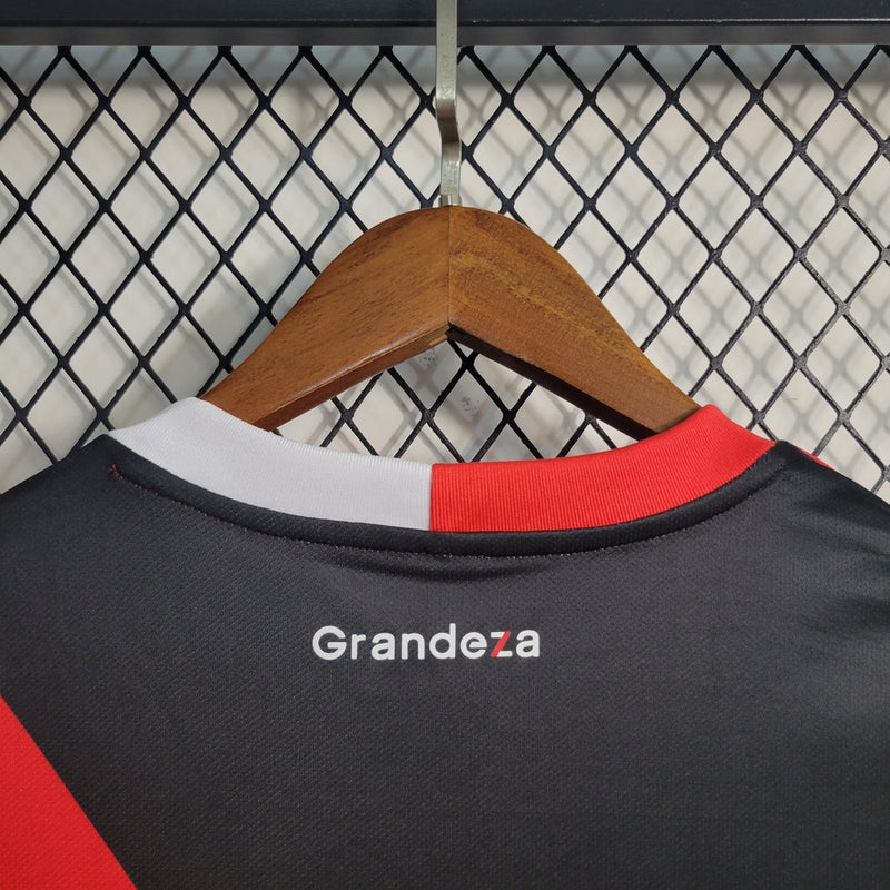 Camiseta Adidas River Plate III 23/24 para hombre - Negra y roja