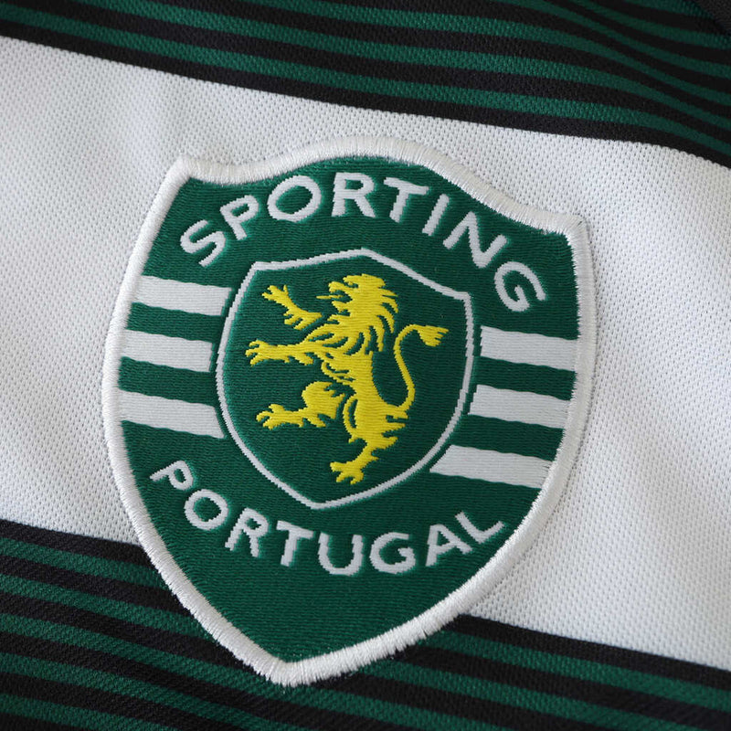 Camiseta retro de local del Sporting I 02/03 Fan Rebook para hombre - Verde y blanco
