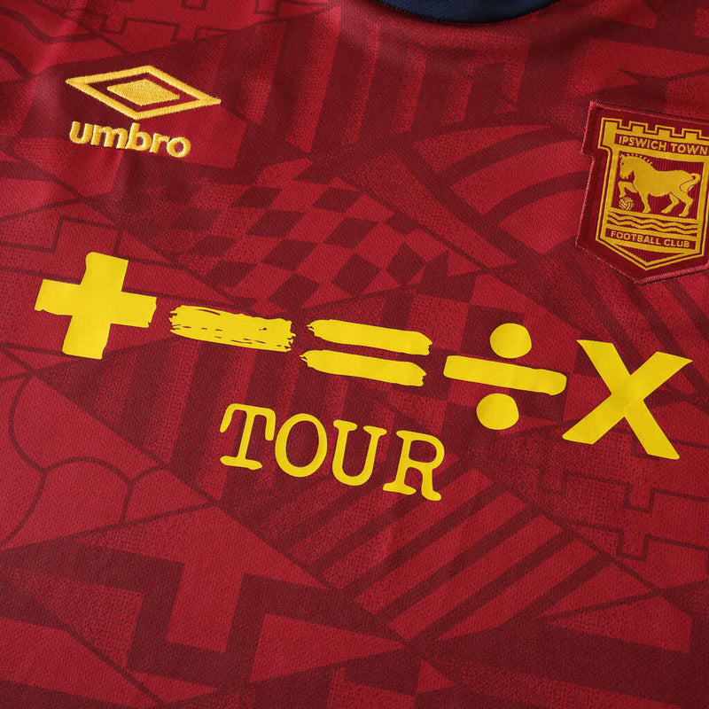 Camiseta de aficionado del Ipswich Town (visitante, temporada 24/25) para hombre - Roja