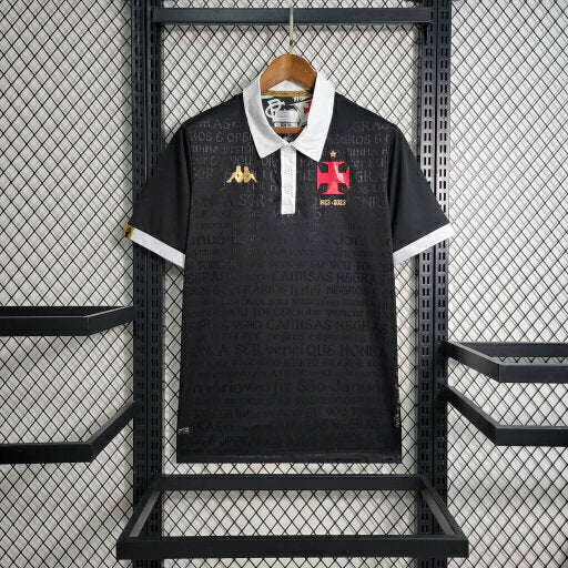 Camiseta Vasco da Gama Tercera III 23/24 Kappa Hombre - Negro
