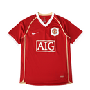 Camiseta Nike retro para aficionado del Manchester United I 06/07 para hombre - Roja