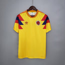 Camiseta retro local de la selección nacional de Colombia I 1990 Adidas Fan para hombre - Amarilla