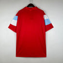Camiseta retro de aficionado del Napoli Away II 90/91 para hombre - Roja
