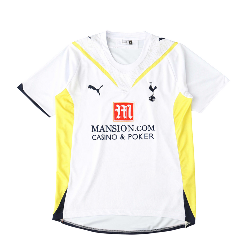 Camiseta retro de local del Tottenham 09/10 para hombre - Blanca