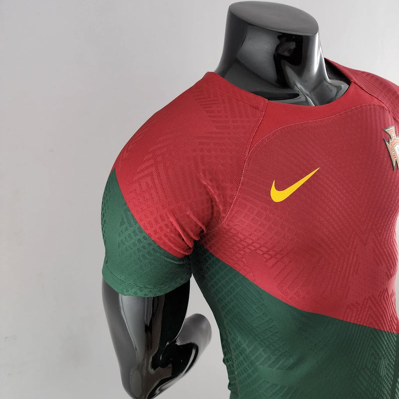 Camiseta Nike de jugador de la selección nacional de Portugal 22/23 (local, hombre) - Rojo y verde