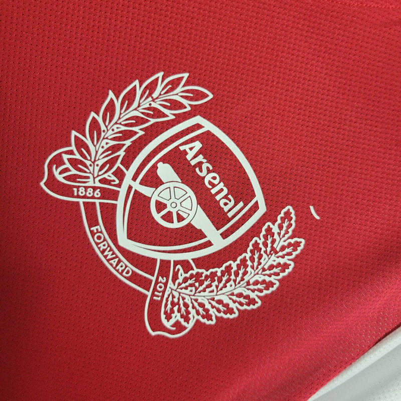 Camiseta retro Nike de visitante del Arsenal 11/12 para hombre - Roja
