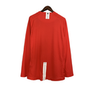 Camiseta retro de manga larga Nike para hombre del Manchester United 08/09 - Rojo