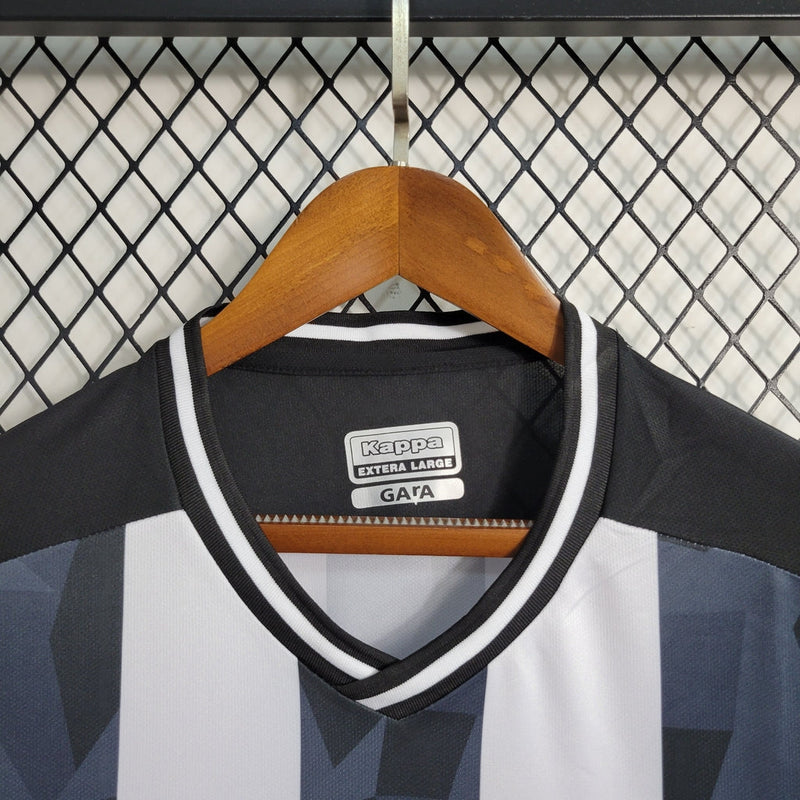 Camiseta de aficionado Kappa del Botafogo Home 19/20 para hombre - Blanco y negro