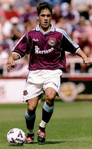 Camiseta retro Fila para hombre del West Ham 99/01 - Borgoña