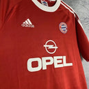 Camiseta retro local del Bayern Múnich I 01/02, camiseta Adidas para hombre - Roja