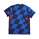 Camiseta de visitante de la selección nacional de Croacia II - Camiseta de aficionado para hombre 2024/25 - Azul