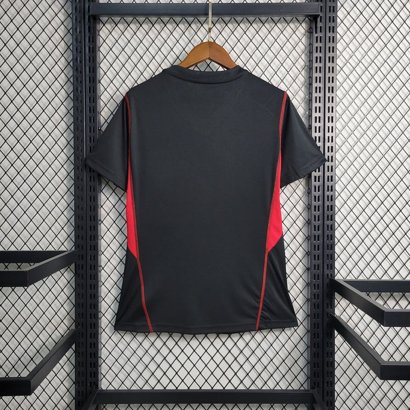 Camiseta de entrenamiento para mujer Adidas Sao Paulo 23/24 - Negra