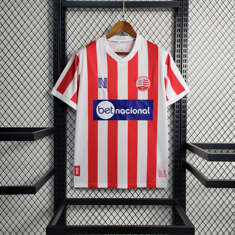 Camiseta Náutico I - 23/24 NSeis Fan Hombre - Roja y Blanca