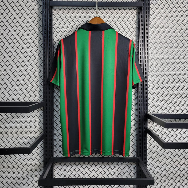 Camiseta de aficionado Asics Aston Villa II Retro 93/95 para hombre - Verde y negra