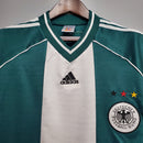 Camiseta Adidas de visitante de la selección alemana retro II 1998 para hombre - Verde