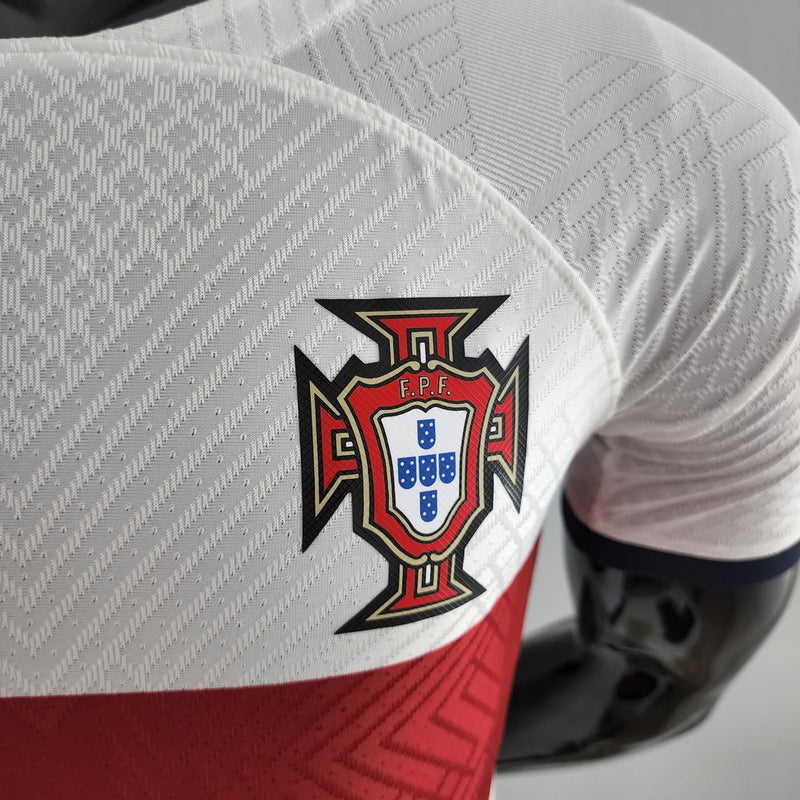 Camiseta Nike de visitante de la selección nacional de Portugal 22/23 para hombre - Blanco roto