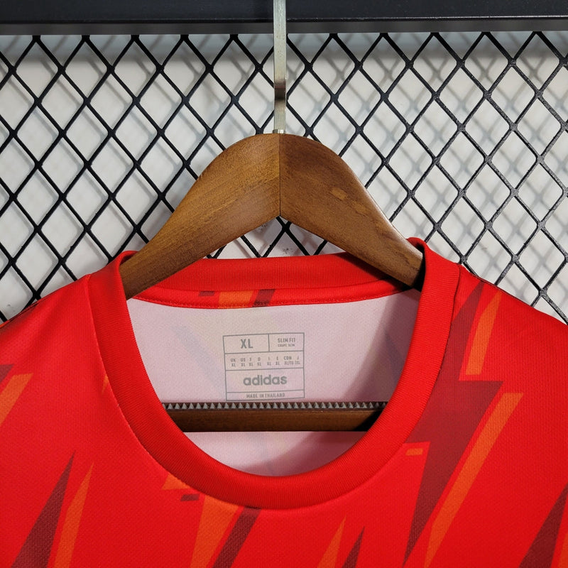 Camiseta de entrenamiento del Arsenal 23/24, Adidas, para hombre, color rojo