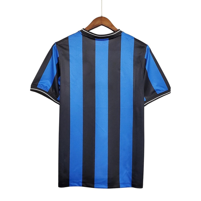 Camiseta retro local del Inter de Milán 2010 Nike Fan para hombre - Azul y negro