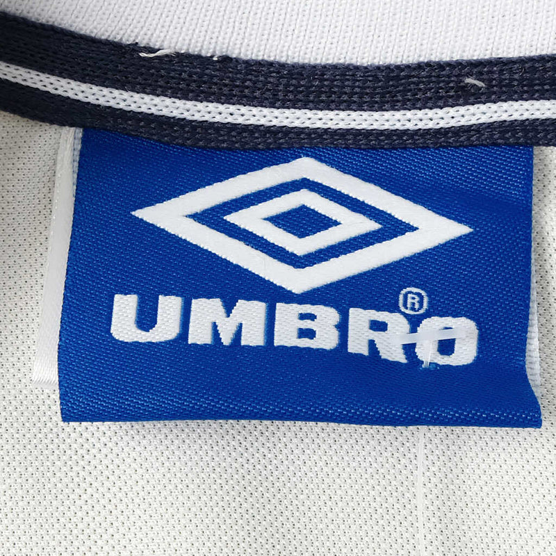 Camiseta retro de local de la selección nacional de Inglaterra 2000 para hombre - Blanca