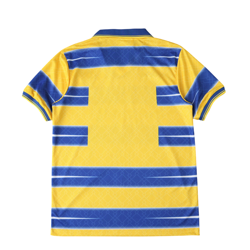 Camiseta retro de local del Parma 98/99 para hombre, color azul y amarillo