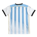 Camiseta retro de local de la selección argentina 2014 para hombre (azul y blanca)