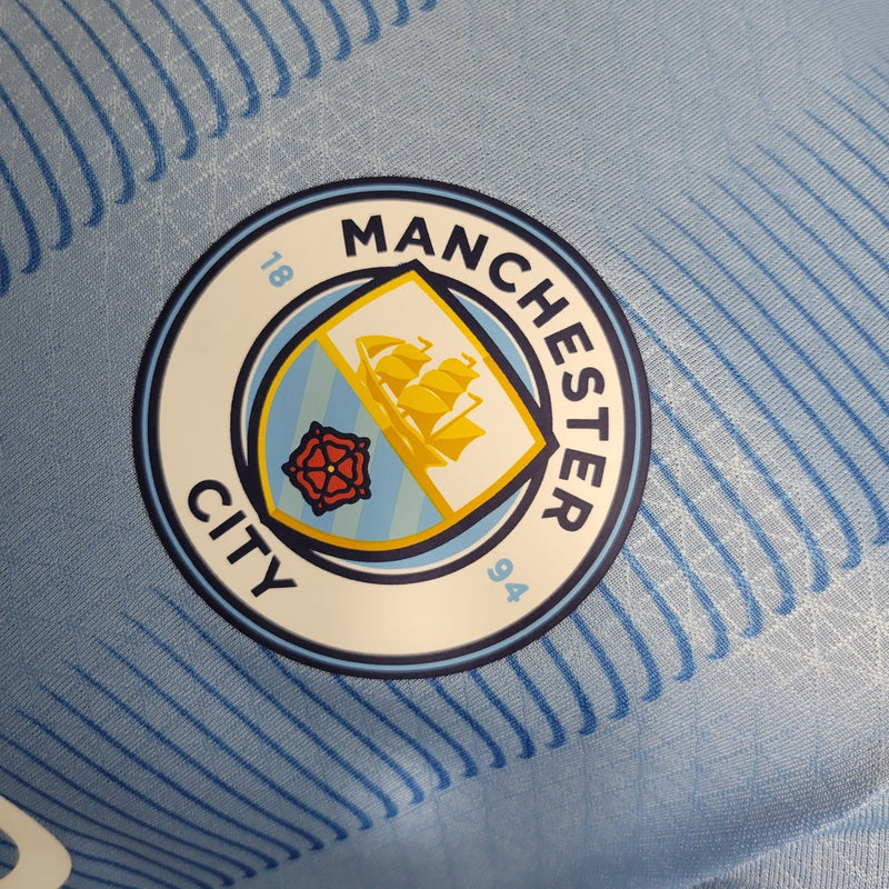 Camiseta de jugador Puma del Manchester City (local 23/24), hombre, azul