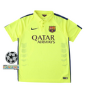 Camiseta retro Nike para aficionado del Barcelona Visitante II 14/15 - Verde neón