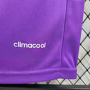 Camiseta Adidas de manga larga retro para hombre del Real Madrid Third III 17/18 - Morada