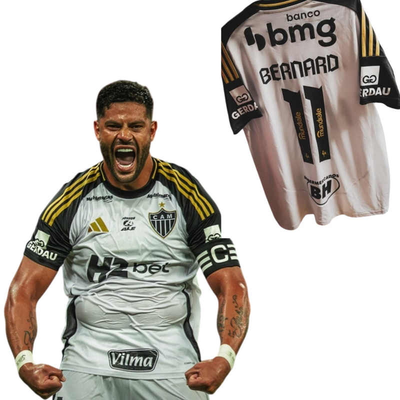 Camiseta Atlético Mineiro Segunda Equipación 25/26 Hombre Seguidor - Blanco